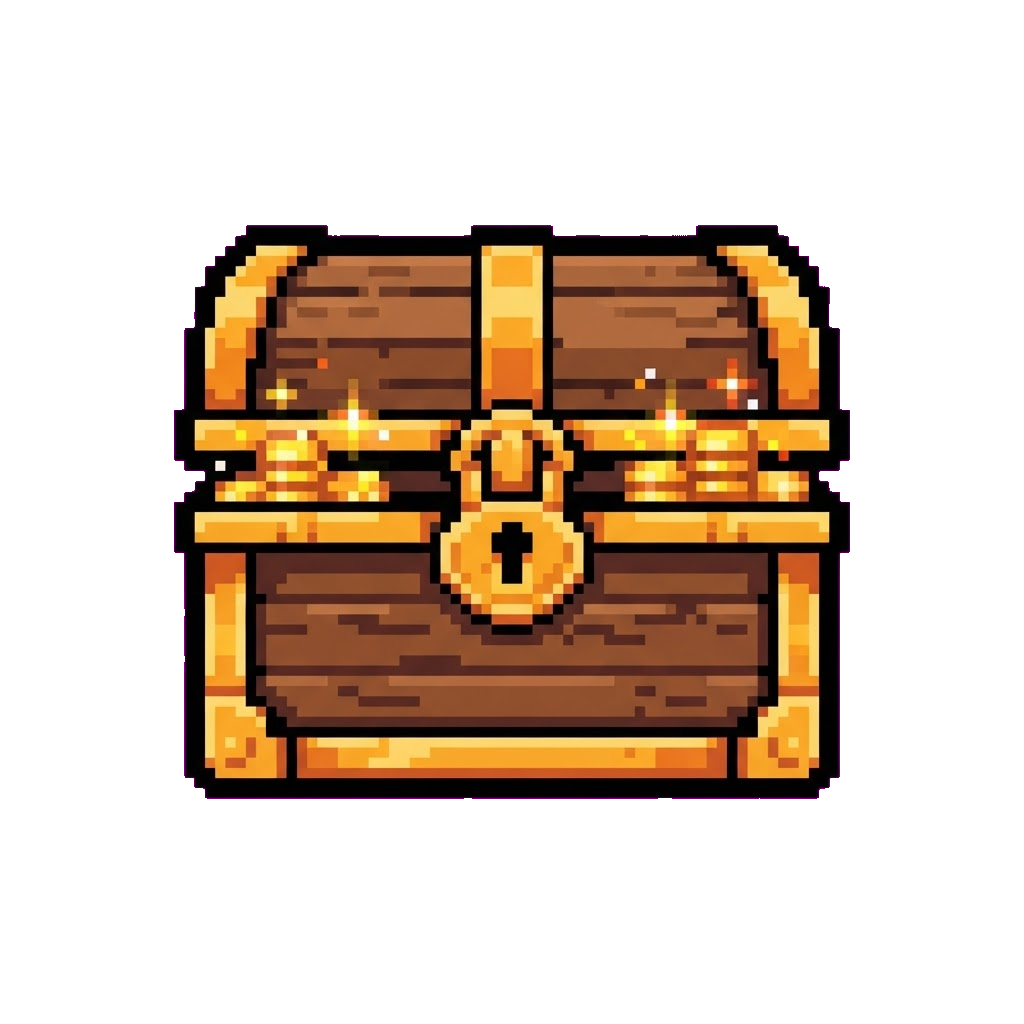 Mystery treasure chest for FLAPPY SEM holders